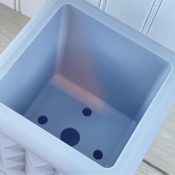 The Nova Square Planter, Flower Pot, Planter with Tray, Succulent, 4” Opening - Picture 7 of 10